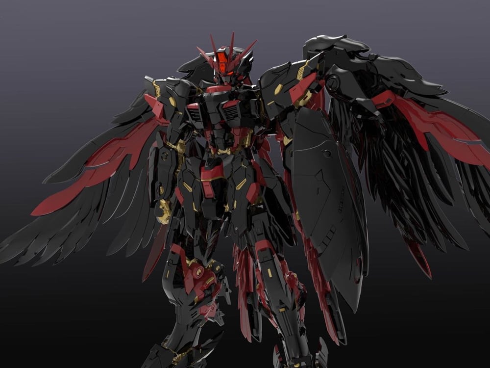ダークエンジェル Oberon Dark Angel (Ver. 2.0) 1/100 Scale Model Kit (With Bonus)
