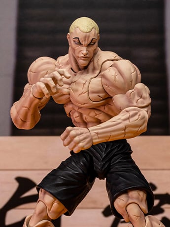 Baki Hanma: Son of Ogre Storm Arena Jack Hammer 1/12 Scale Action Figure Gallery Image 2
