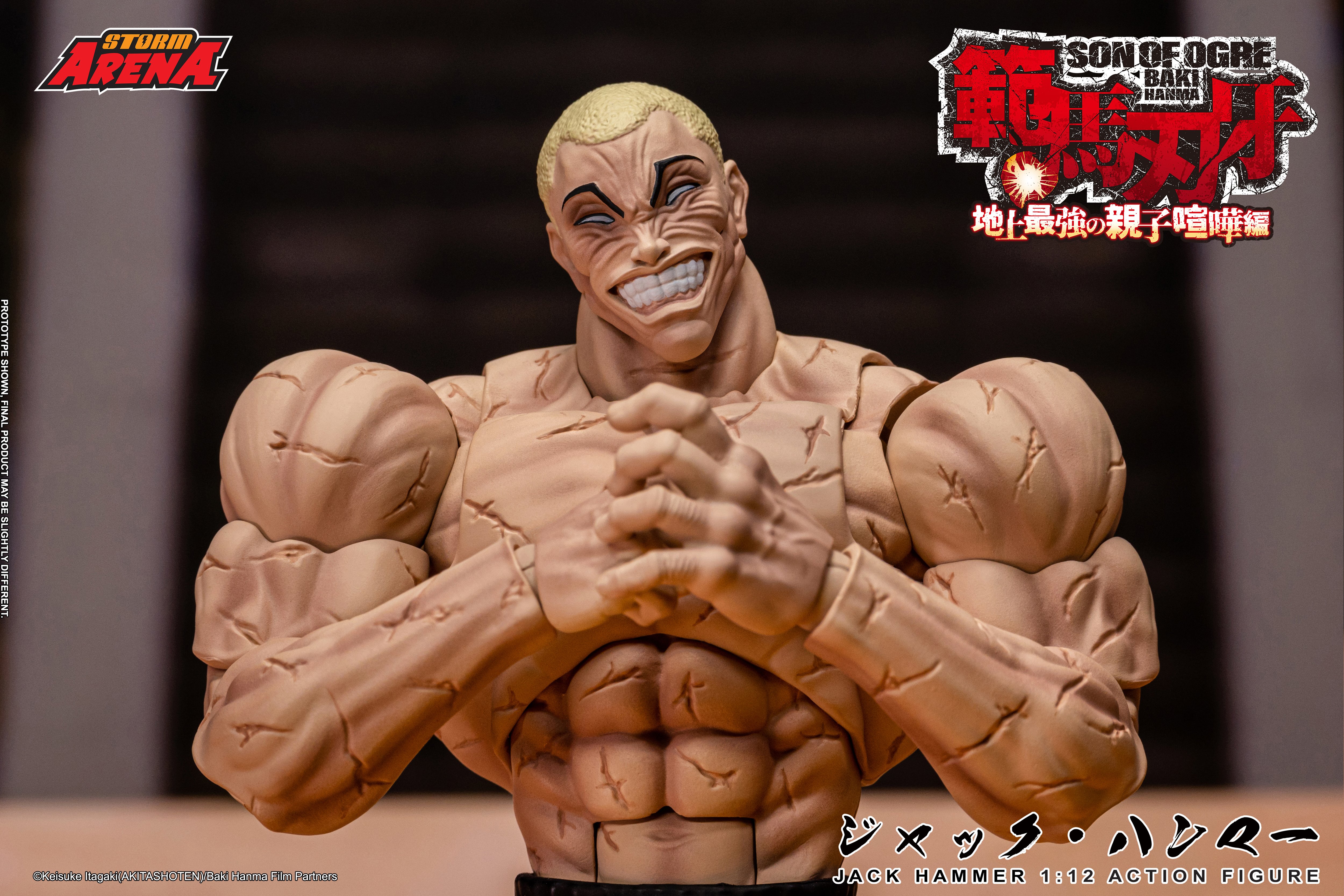 Baki Hanma: Son of Ogre Storm Arena Jack Hammer 1/12 Scale Action Figure Gallery Image 16