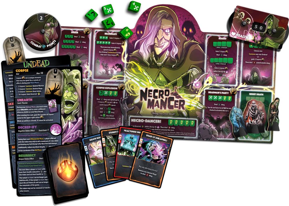 Dice Throne Necromancer Hero Pack Gallery Image 3