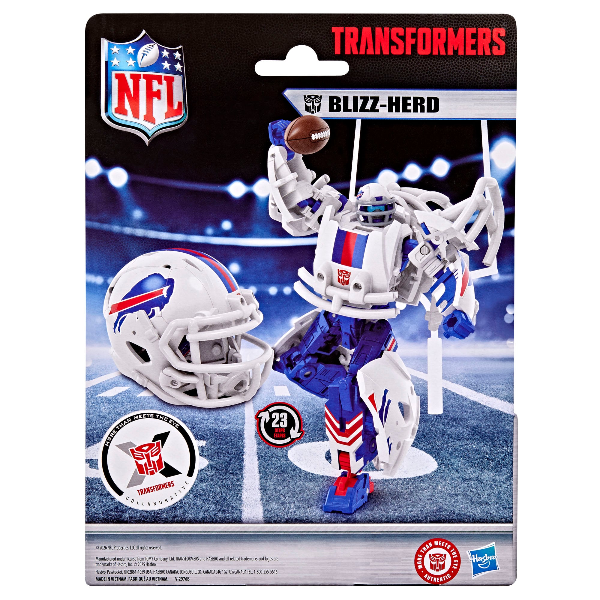 Transformers Collaborative NFL x Transformers Buffalo Bills
