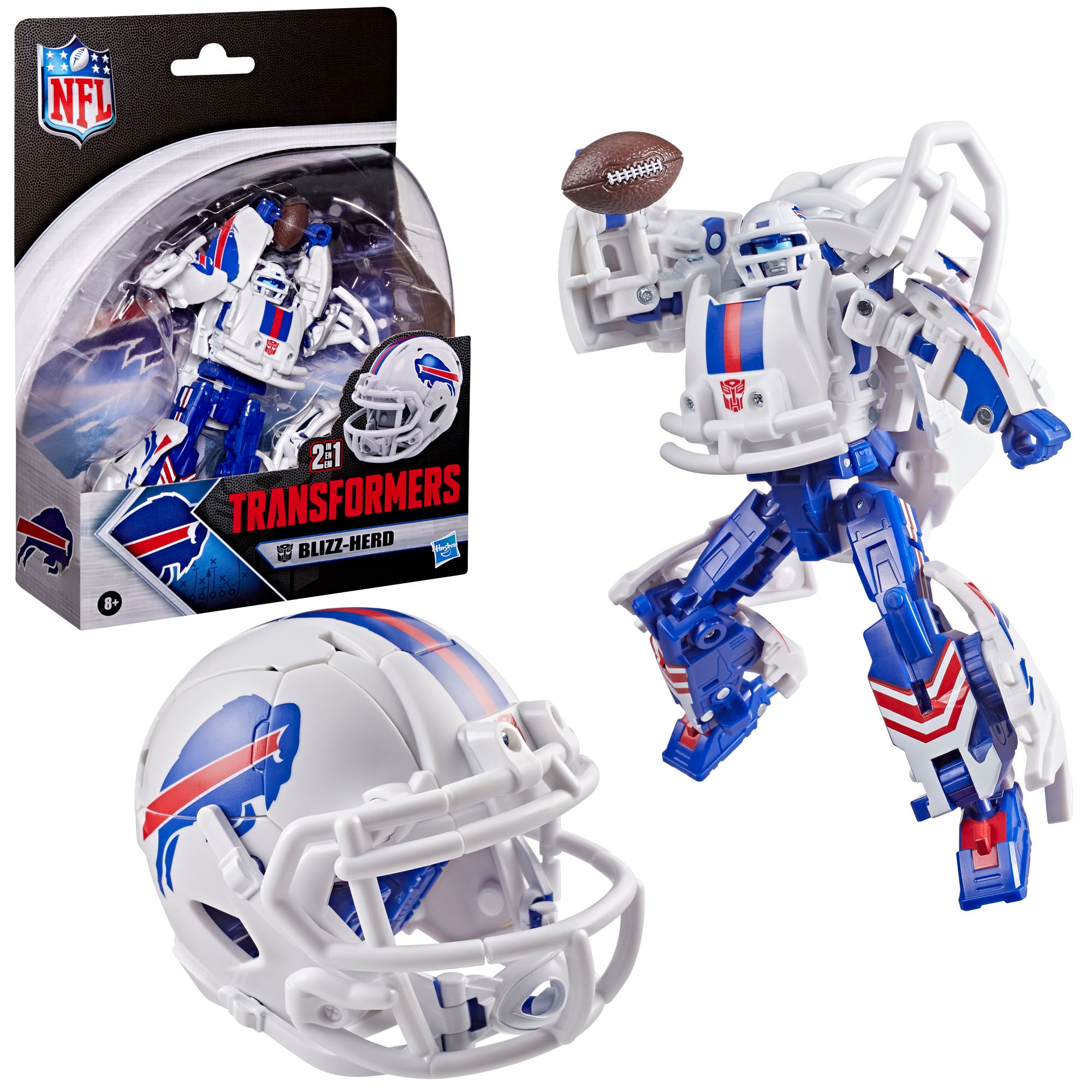 Transformers Collaborative NFL x Transformers Buffalo Bills Blizzherd Action Figure Gallery Image 6
