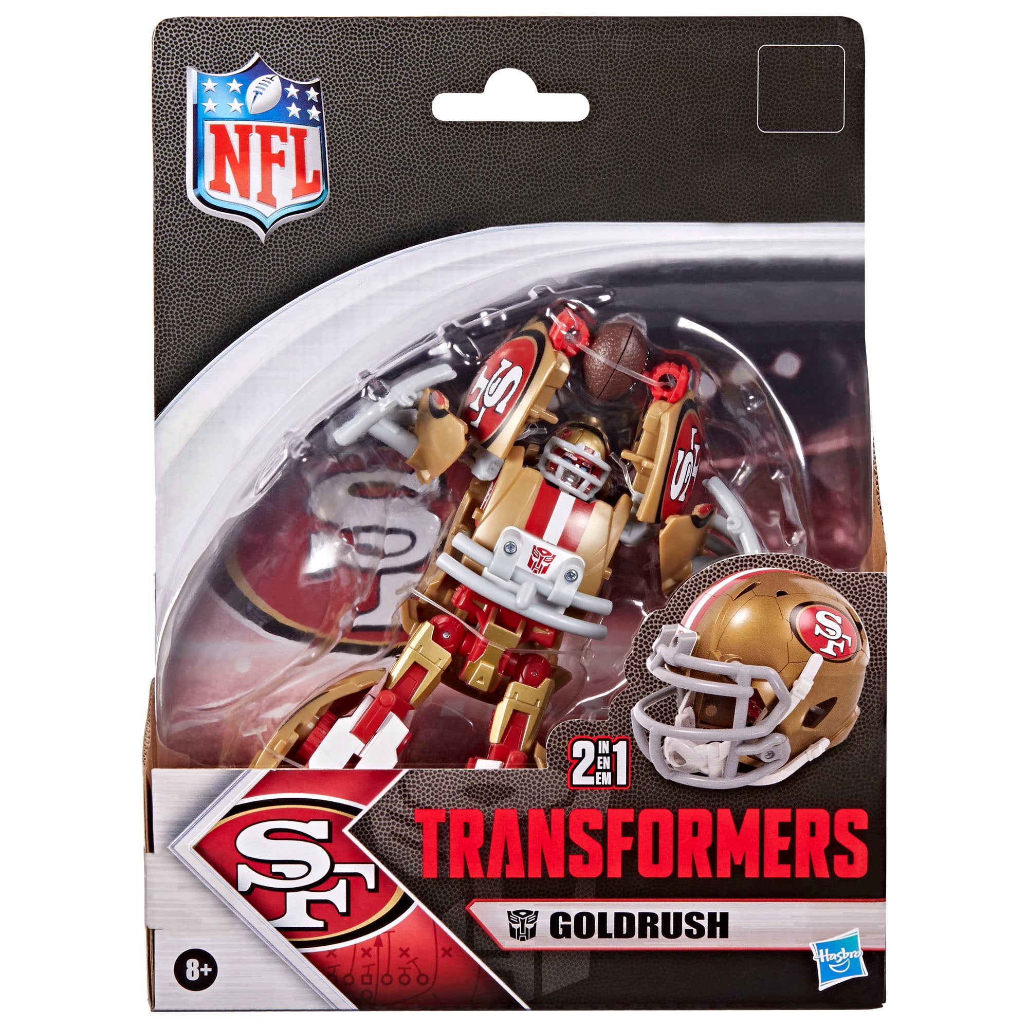 Transformers Collaborative NFL x Transformers San Francisco 49ers Goldrush Action Figure Gallery Image 7