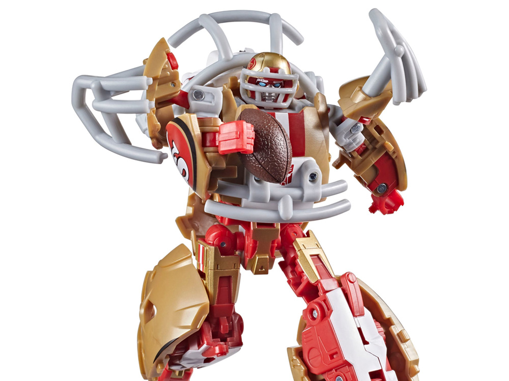 Transformers Collaborative NFL x Transformers San Francisco 49ers Goldrush Action Figure Gallery Image 1