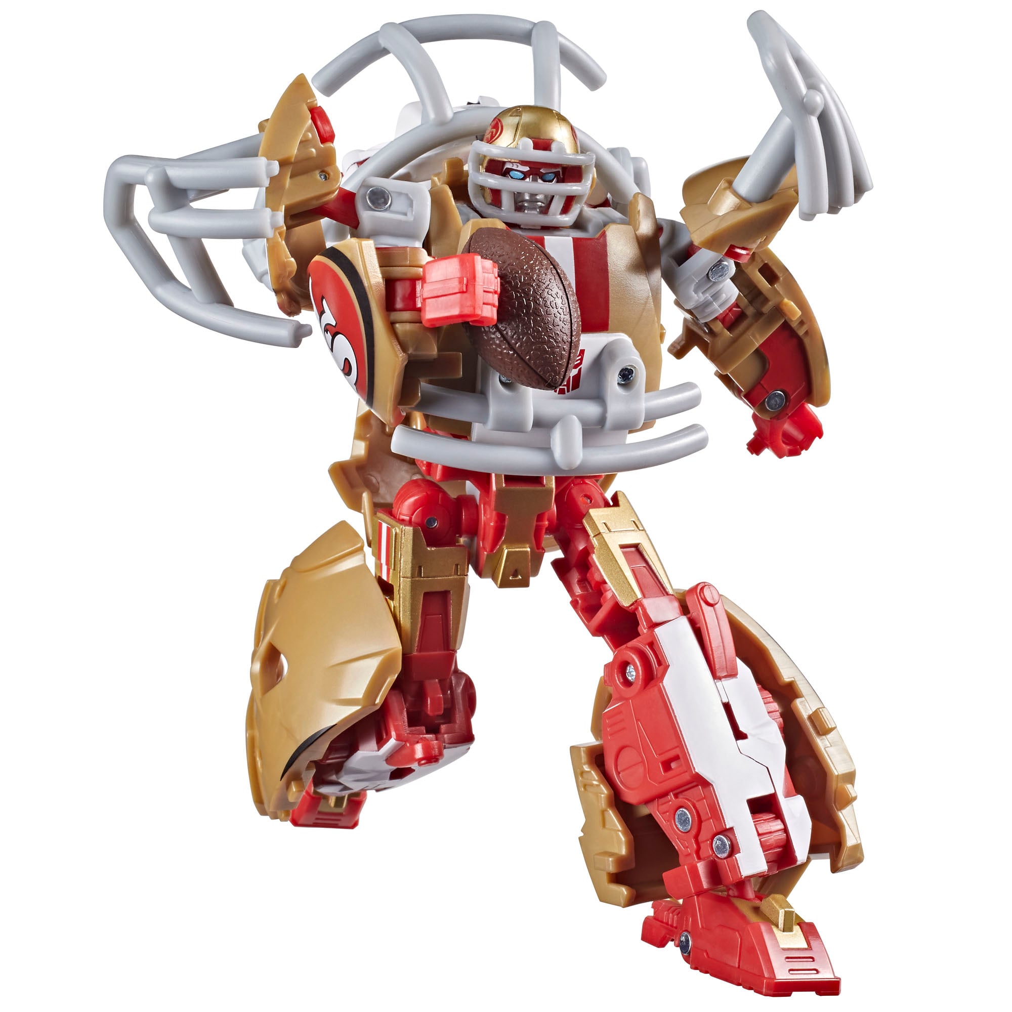 Transformers Collaborative NFL x Transformers San Francisco 49ers Goldrush Action Figure Gallery Image 3