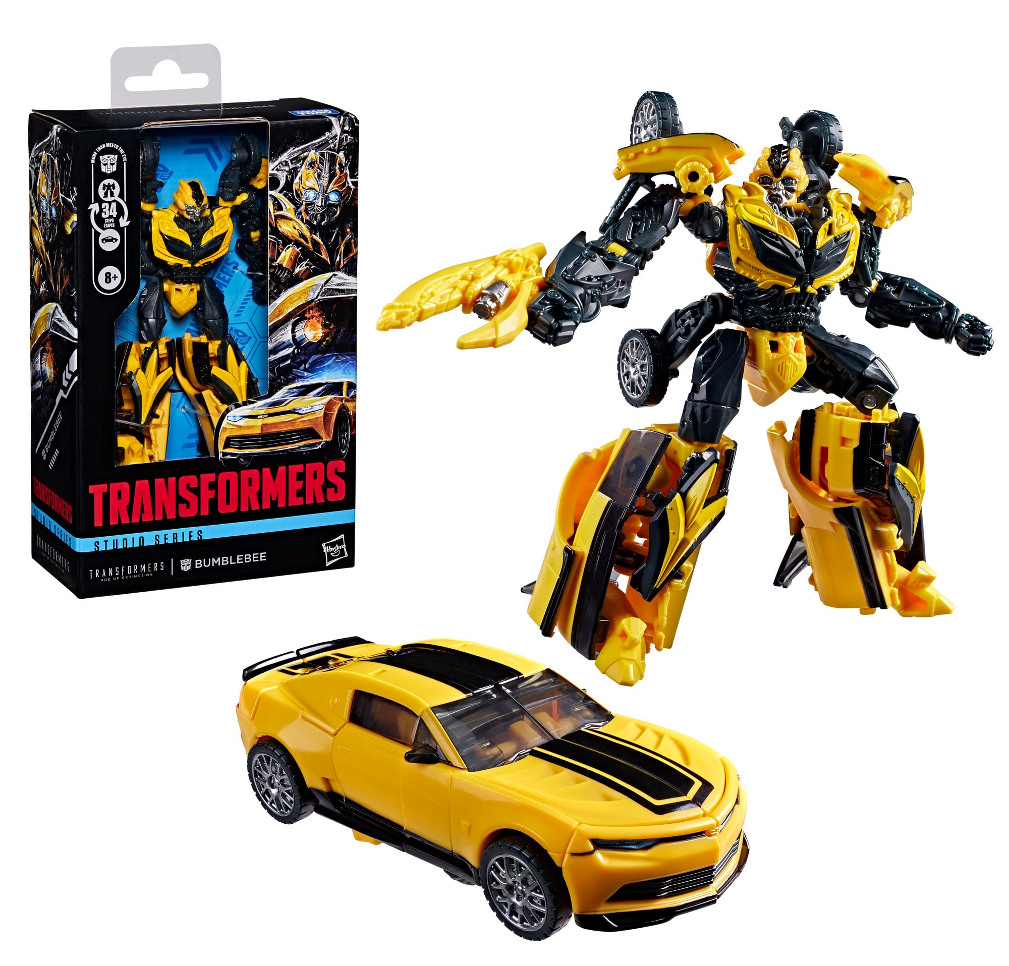 Transformers: Age of Extinction Studio Series Deluxe Class Bumblebee Action Figure Gallery Image 5