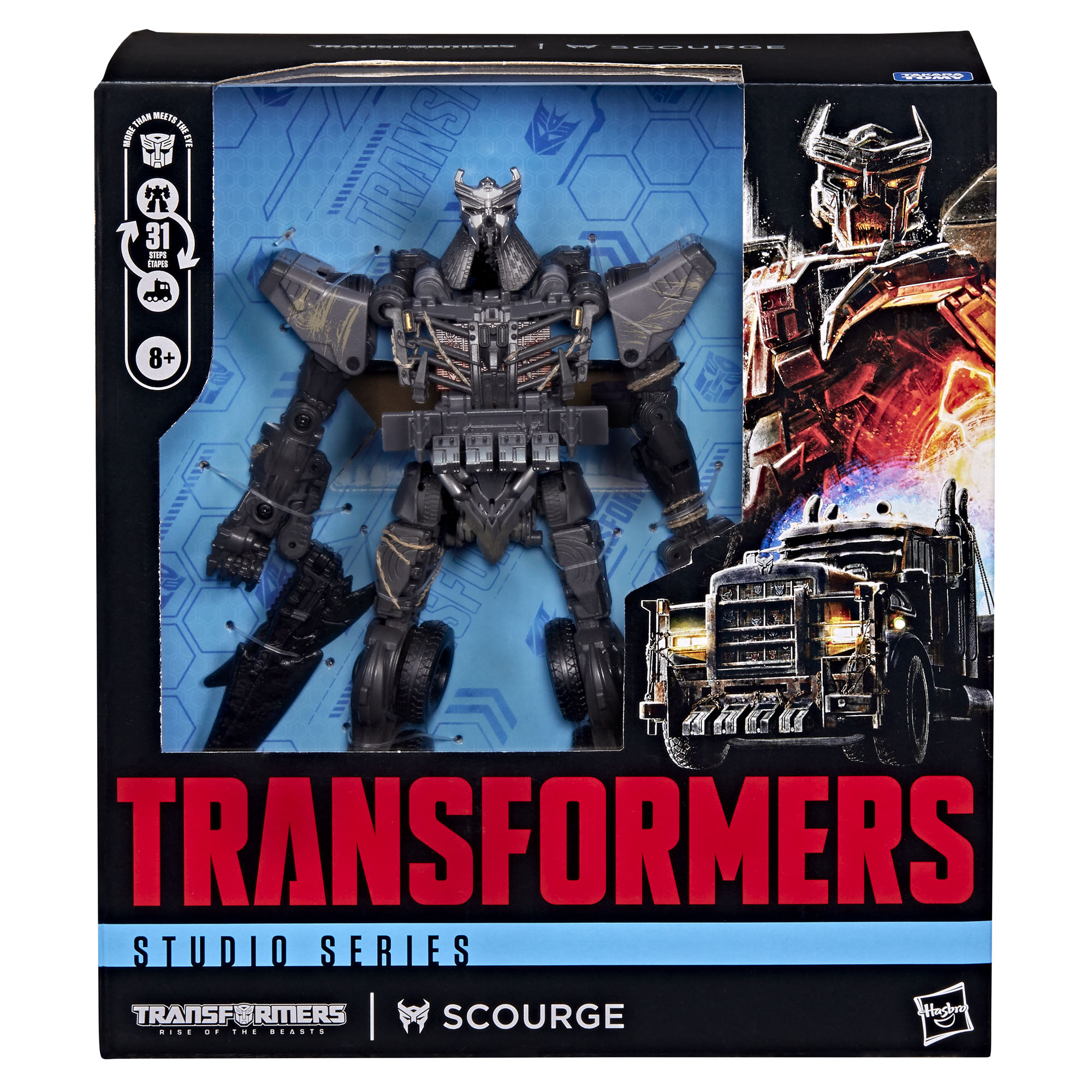 Transformers: Rise of the Beasts Studio Series Leader Class Scourge Action Figure Gallery Image 7