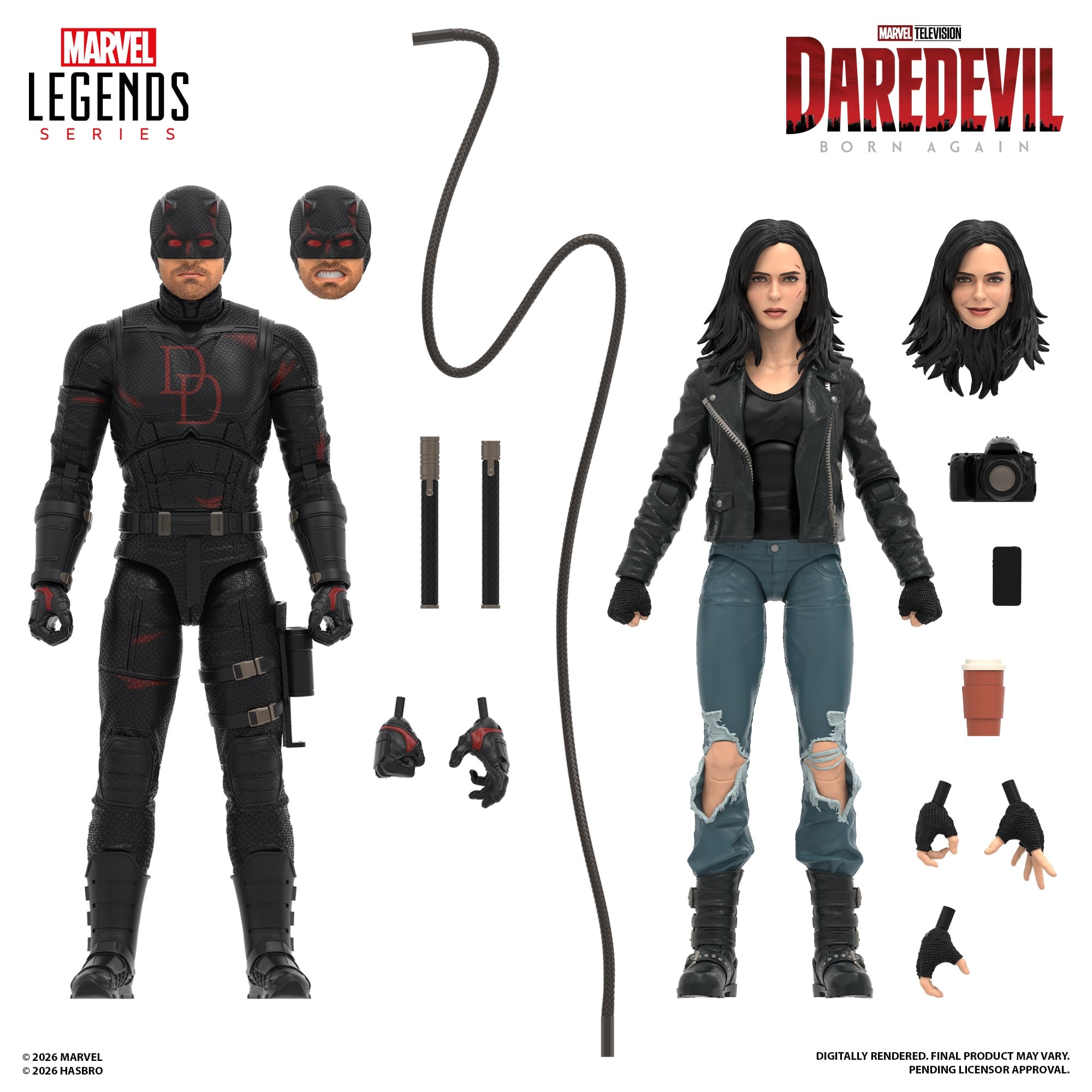 アメコミ Marvel Legends Daredevil Born Again Marvel Legends Series Daredevil: Born Again Daredevil 6-Inch