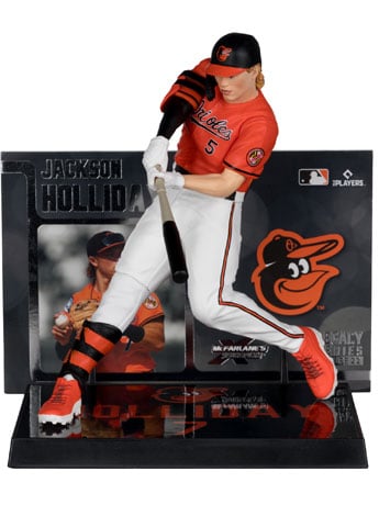 MLB SportsPicks Jackson Holliday (Baltimore Orioles) 7" Posed Figurer Gallery Image 2