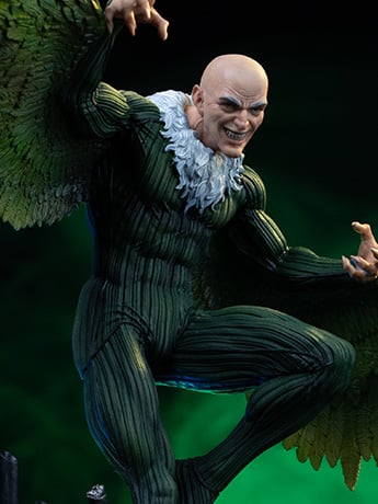 Marvel Spider-Man vs Villains Battle Diorama Series Vulture 1/10 Art Scale Statue Gallery Image 2