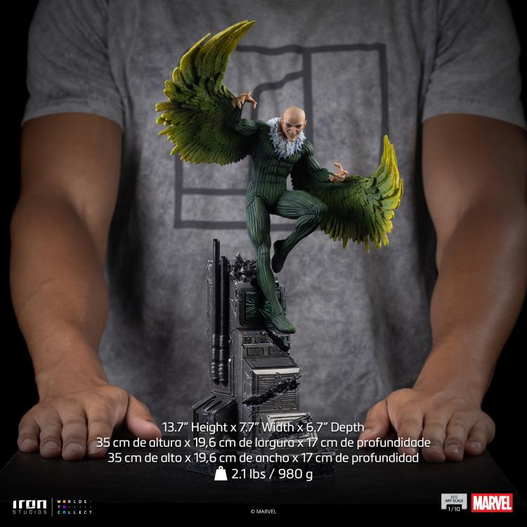 Marvel Spider-Man vs Villains Battle Diorama Series Vulture 1/10 Art Scale Statue Gallery Image 14