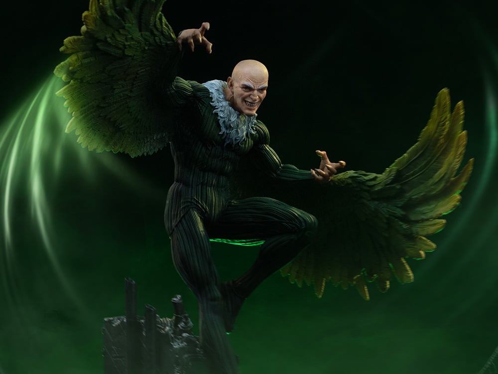 Marvel Spider-Man vs Villains Battle Diorama Series Vulture 1/10 Art Scale Statue Gallery Image 1