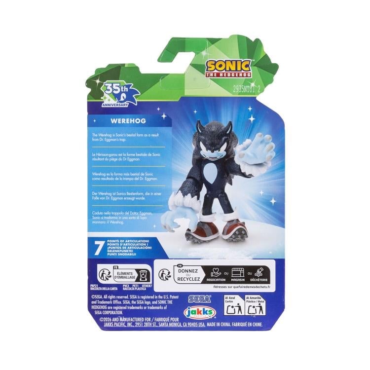 Sonic the Hedgehog 35th Anniversary 2.5-Inch Scale Wave 24 Set of