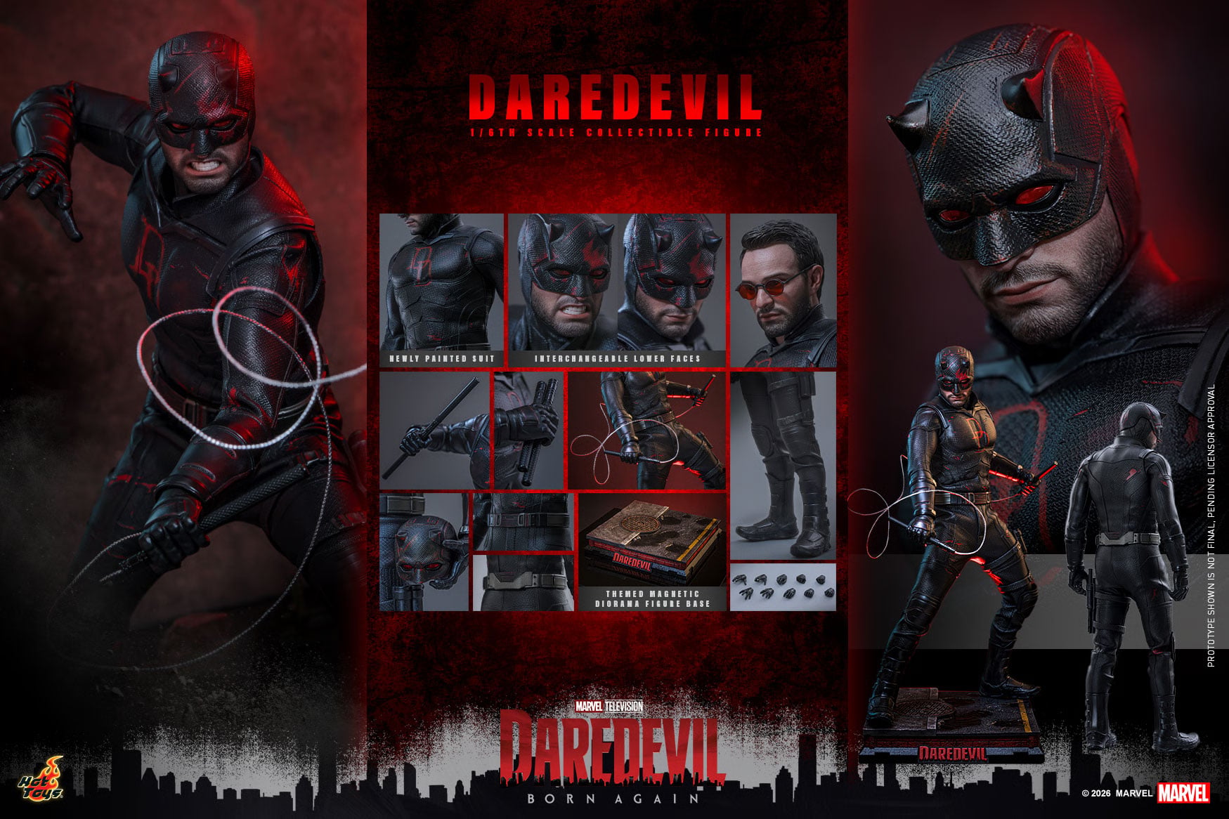 Daredevil: Born Again TMS186 Daredevil (Season 2) 1/6th Scale