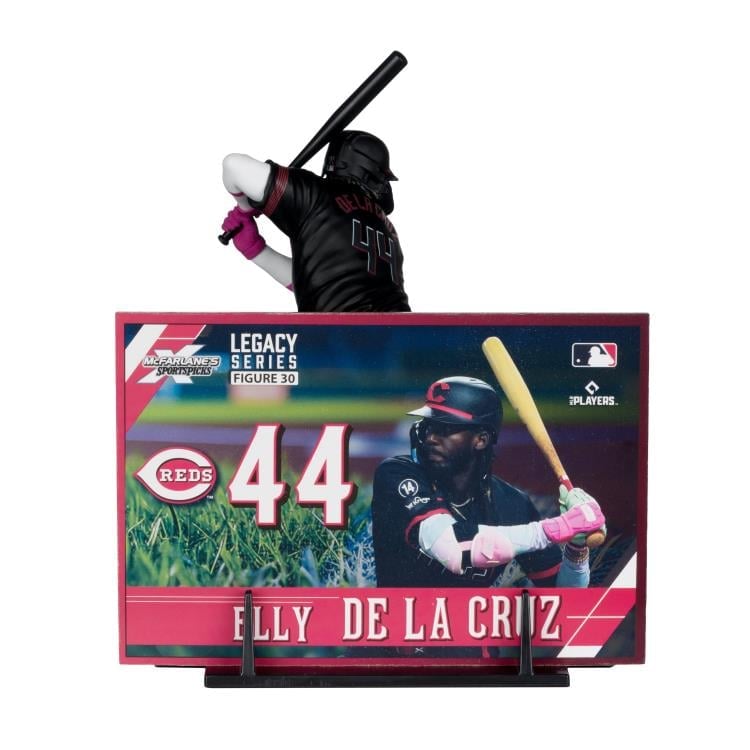 MLB SportsPicks Elly De La Cruz (City Connect Jersey) (Cincinnati Reds) 7" Posed Figure Gallery Image 5