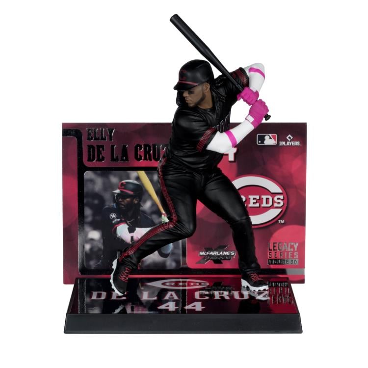 MLB SportsPicks Elly De La Cruz (City Connect Jersey) (Cincinnati Reds) 7" Posed Figure Gallery Image 6