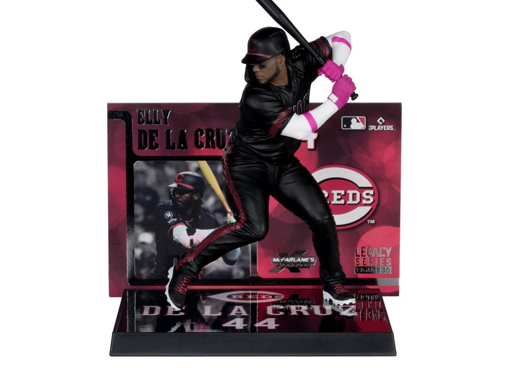MLB SportsPicks Elly De La Cruz (City Connect Jersey) (Cincinnati Reds) 7" Posed Figure Gallery Image 1