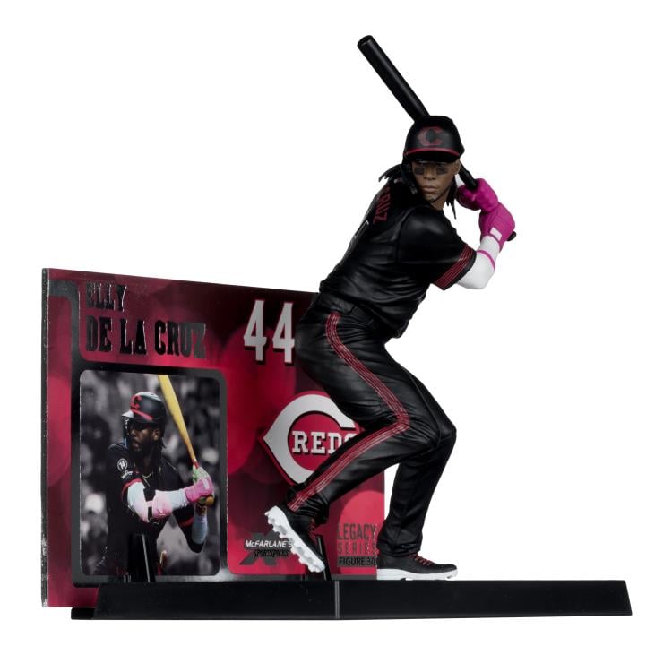 MLB SportsPicks Elly De La Cruz (City Connect Jersey) (Cincinnati Reds) 7" Posed Figure Gallery Image 3