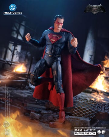 McFarlane – DC Multiverse Superman (Heat Vision) Figurine 7 Pouces – Batman V Superman, édition Collection
