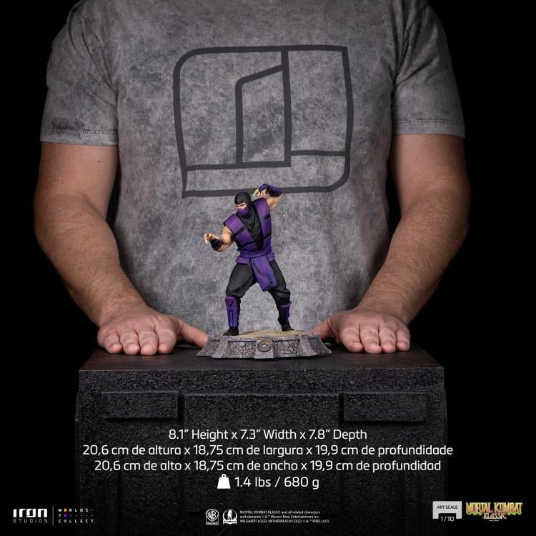 Mortal Kombat Ninjas Collection Rain 1/10 Art Scale BBTS Exclusive Statue Gallery Image 14