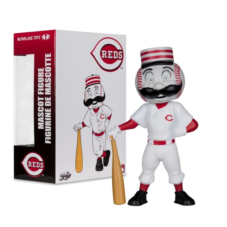 MLB SportsPicks  Mr. Redlegs (Cincinnati Reds) 8" Vinyl Mascot Figure Gallery Image 9