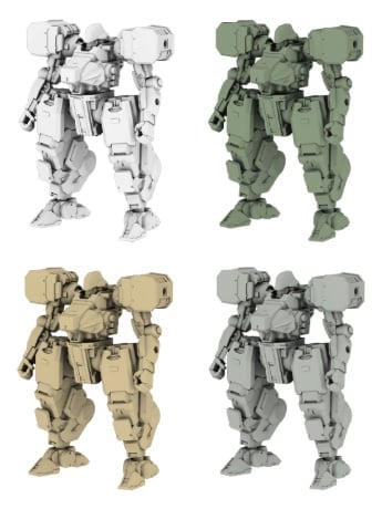 Kikou Sensen Capsule-Dou Wave 1 Paracrax Box of 6 Model Kits Gallery Image 2