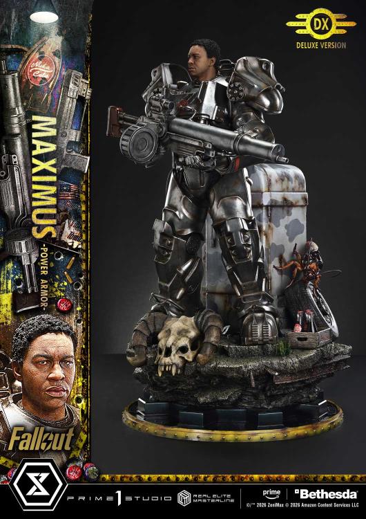 Fallout (TV Series) Real Elite Masterline Maximus (Power Armor Deluxe Ver.) 1/4 Scale Limited Edition Statue (With Bonus) Gallery Image 24