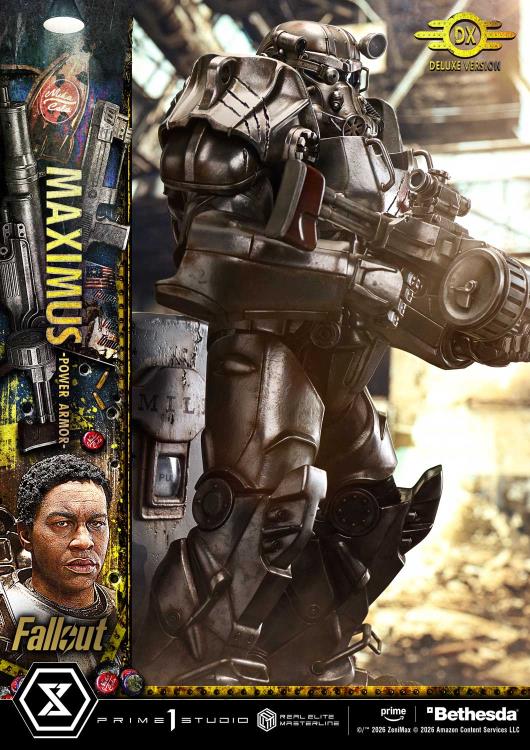Fallout (TV Series) Real Elite Masterline Maximus (Power Armor Deluxe Ver.) 1/4 Scale Limited Edition Statue (With Bonus) Gallery Image 57