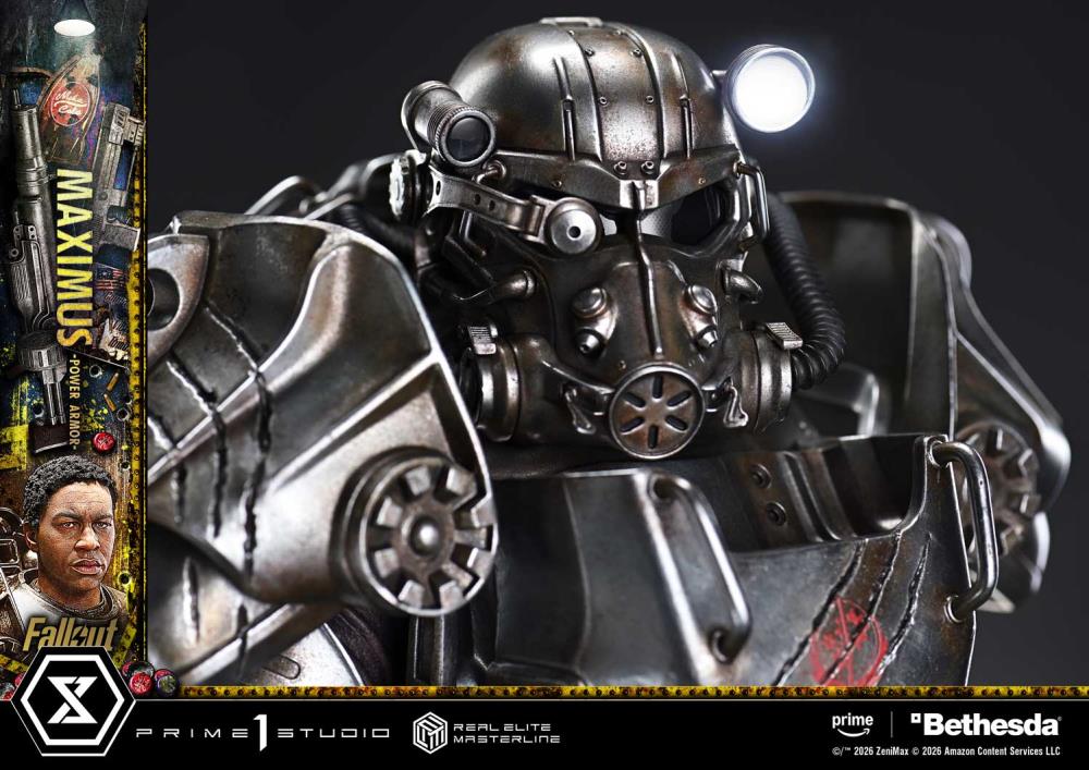 Fallout (TV Series) Real Elite Masterline Maximus (Power Armor Deluxe Ver.) 1/4 Scale Limited Edition Statue (With Bonus) Gallery Image 34
