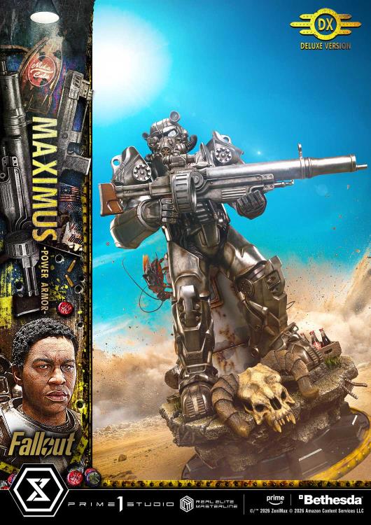 Fallout (TV Series) Real Elite Masterline Maximus (Power Armor Deluxe Ver.) 1/4 Scale Limited Edition Statue (With Bonus) Gallery Image 56