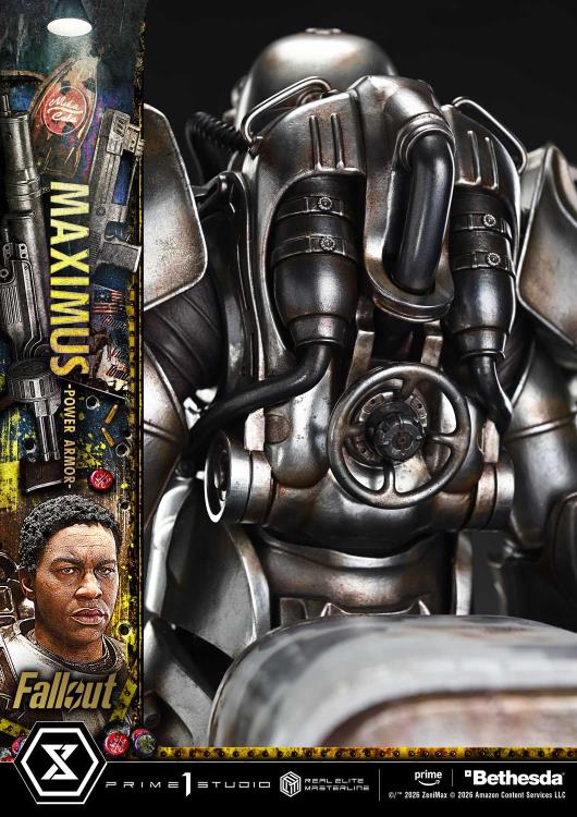 Fallout (TV Series) Real Elite Masterline Maximus (Power Armor Deluxe Ver.) 1/4 Scale Limited Edition Statue (With Bonus) Gallery Image 32