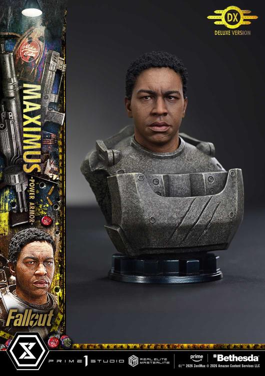 Fallout (TV Series) Real Elite Masterline Maximus (Power Armor Deluxe Ver.) 1/4 Scale Limited Edition Statue (With Bonus) Gallery Image 15