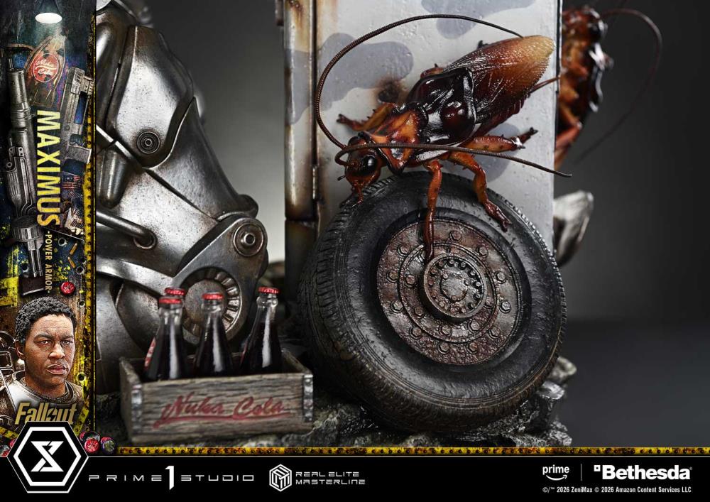 Fallout (TV Series) Real Elite Masterline Maximus (Power Armor Deluxe Ver.) 1/4 Scale Limited Edition Statue (With Bonus) Gallery Image 37