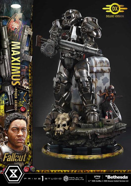 Fallout (TV Series) Real Elite Masterline Maximus (Power Armor Deluxe Ver.) 1/4 Scale Limited Edition Statue (With Bonus) Gallery Image 21