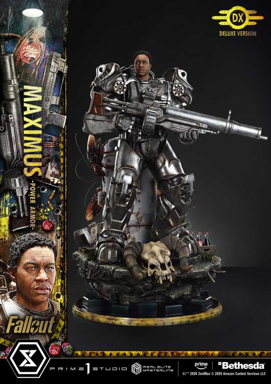 Fallout (TV Series) Real Elite Masterline Maximus (Power Armor Deluxe Ver.) 1/4 Scale Limited Edition Statue (With Bonus) Gallery Image 9