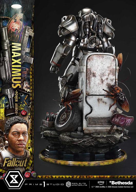Fallout (TV Series) Real Elite Masterline Maximus (Power Armor Deluxe Ver.) 1/4 Scale Limited Edition Statue (With Bonus) Gallery Image 13