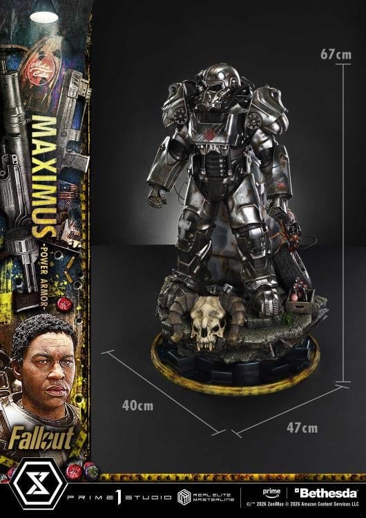 Fallout (TV Series) Real Elite Masterline Maximus (Power Armor Deluxe Ver.) 1/4 Scale Limited Edition Statue (With Bonus) Gallery Image 40