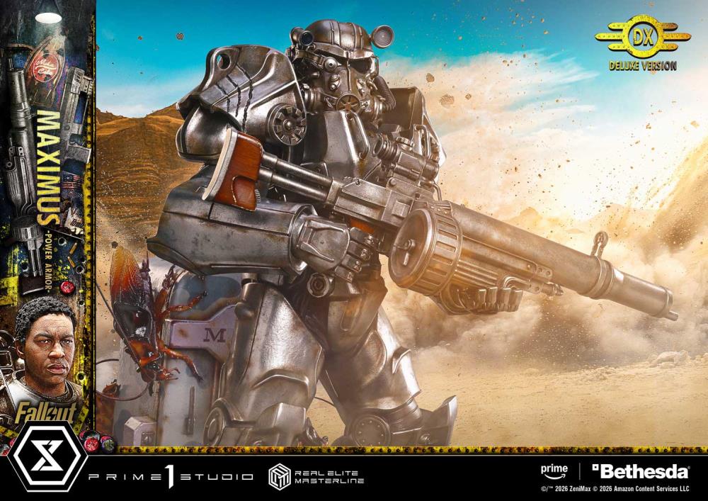 Fallout (TV Series) Real Elite Masterline Maximus (Power Armor Deluxe Ver.) 1/4 Scale Limited Edition Statue (With Bonus) Gallery Image 48