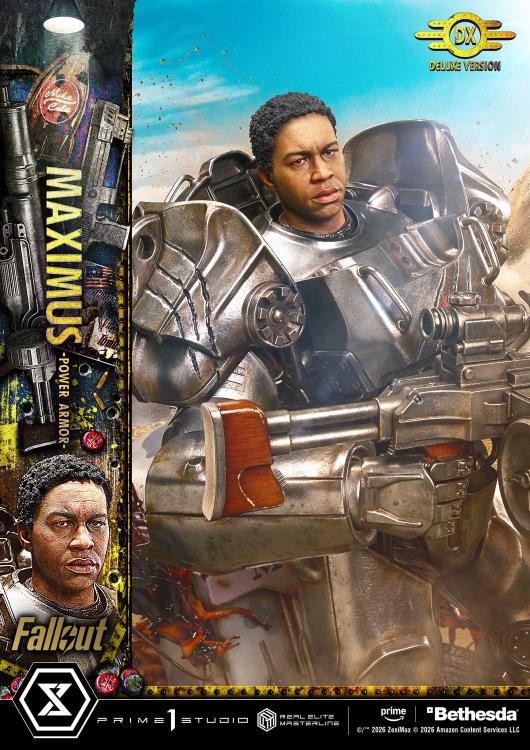 Fallout (TV Series) Real Elite Masterline Maximus (Power Armor Deluxe Ver.) 1/4 Scale Limited Edition Statue (With Bonus) Gallery Image 60