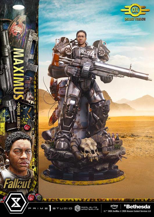 Fallout (TV Series) Real Elite Masterline Maximus (Power Armor Deluxe Ver.) 1/4 Scale Limited Edition Statue (With Bonus) Gallery Image 45