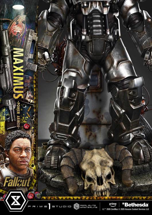 Fallout (TV Series) Real Elite Masterline Maximus (Power Armor Deluxe Ver.) 1/4 Scale Limited Edition Statue (With Bonus) Gallery Image 30