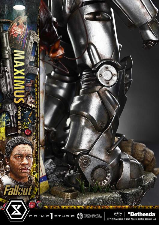 Fallout (TV Series) Real Elite Masterline Maximus (Power Armor Deluxe Ver.) 1/4 Scale Limited Edition Statue (With Bonus) Gallery Image 31