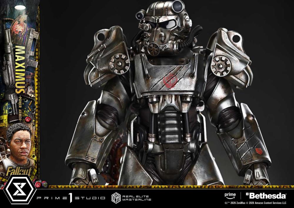 Fallout (TV Series) Real Elite Masterline Maximus (Power Armor Deluxe Ver.) 1/4 Scale Limited Edition Statue (With Bonus) Gallery Image 36