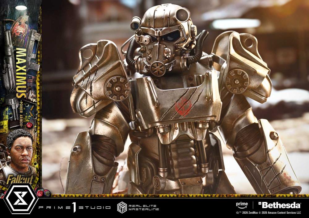 Fallout (TV Series) Real Elite Masterline Maximus (Power Armor Deluxe Ver.) 1/4 Scale Limited Edition Statue (With Bonus) Gallery Image 69