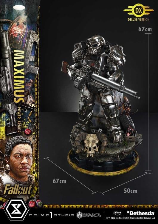 Fallout (TV Series) Real Elite Masterline Maximus (Power Armor Deluxe Ver.) 1/4 Scale Limited Edition Statue (With Bonus) Gallery Image 41