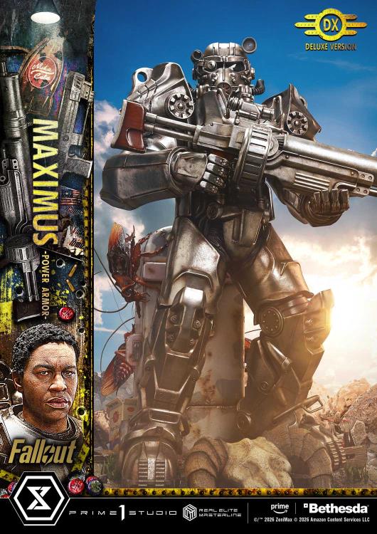 Fallout (TV Series) Real Elite Masterline Maximus (Power Armor Deluxe Ver.) 1/4 Scale Limited Edition Statue (With Bonus) Gallery Image 58
