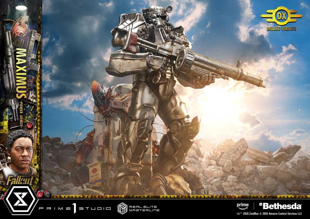 Fallout (TV Series) Real Elite Masterline Maximus (Power Armor Deluxe Ver.) 1/4 Scale Limited Edition Statue (With Bonus) Gallery Image 64