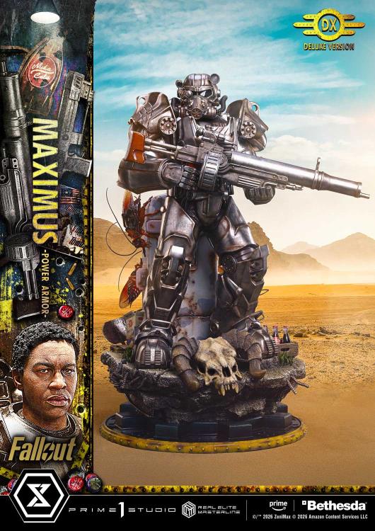 Fallout (TV Series) Real Elite Masterline Maximus (Power Armor Deluxe Ver.) 1/4 Scale Limited Edition Statue (With Bonus) Gallery Image 46