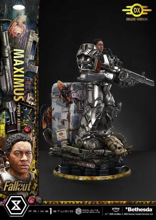 Fallout (TV Series) Real Elite Masterline Maximus (Power Armor Deluxe Ver.) 1/4 Scale Limited Edition Statue (With Bonus) Gallery Image 25
