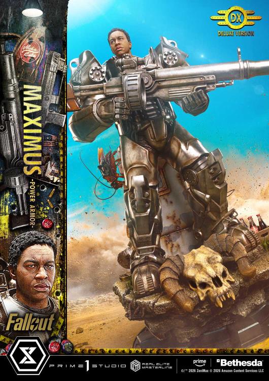 Fallout (TV Series) Real Elite Masterline Maximus (Power Armor Deluxe Ver.) 1/4 Scale Limited Edition Statue (With Bonus) Gallery Image 52